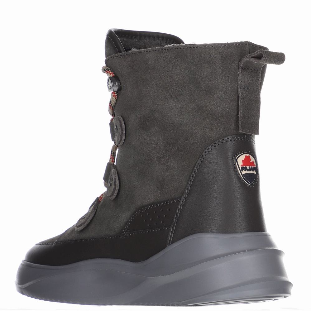 Pajar Addison Ice Gripper Winterschoenen Dames Donkergrijs | QDJ894FC