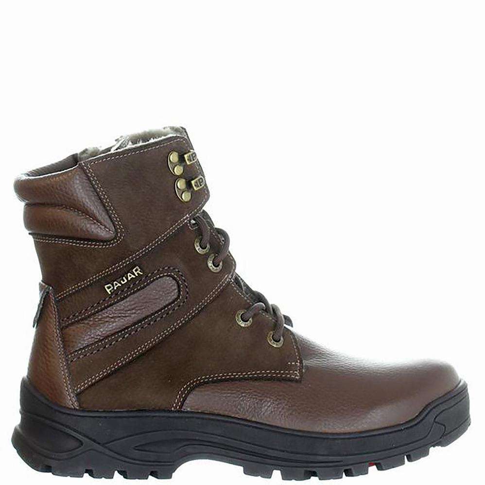 Pajar Alex G Ice Gripper Winterschoenen Heren Donkerbruin | APD7820LG