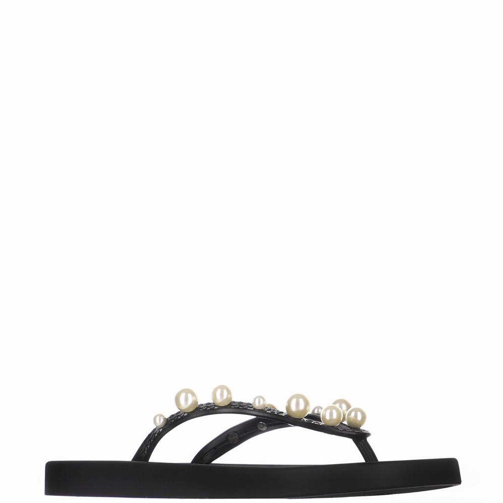 Pajar Aruba Perlas Sandalen Dames Zwart | QRJ7988AW