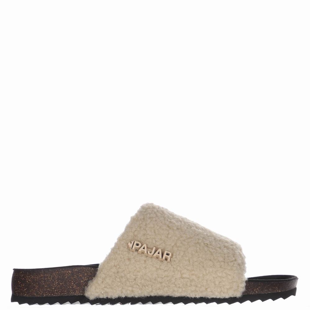 Pajar Beal Slippers Dames Beige | GOJ1082AR