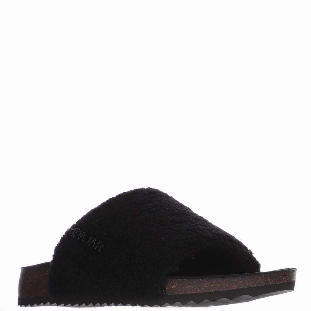 Pajar Beal Slippers Dames Zwart | HWL373JJ