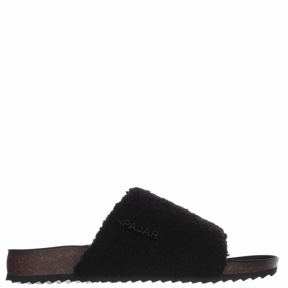 Pajar Beal Slippers Dames Zwart | HWL373JJ