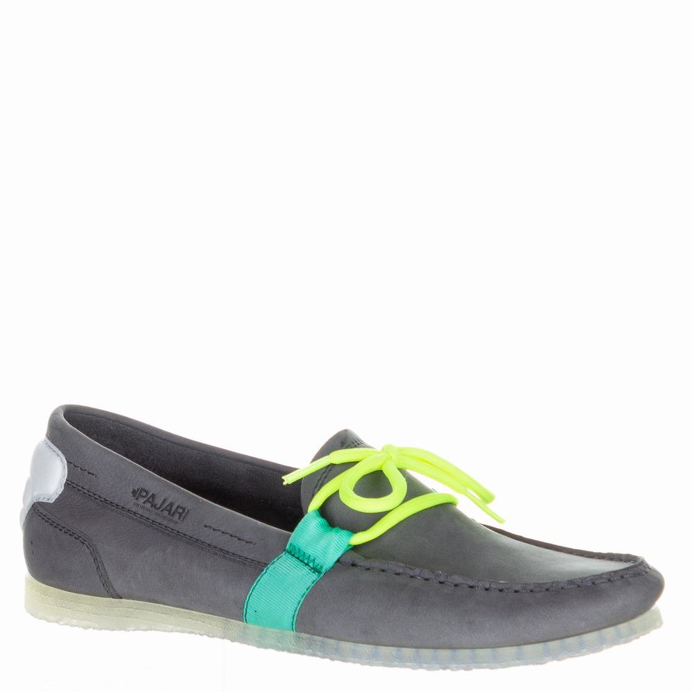 Pajar Carter Sneakers Heren Donkergrijs Turquoise | OJA6840AA