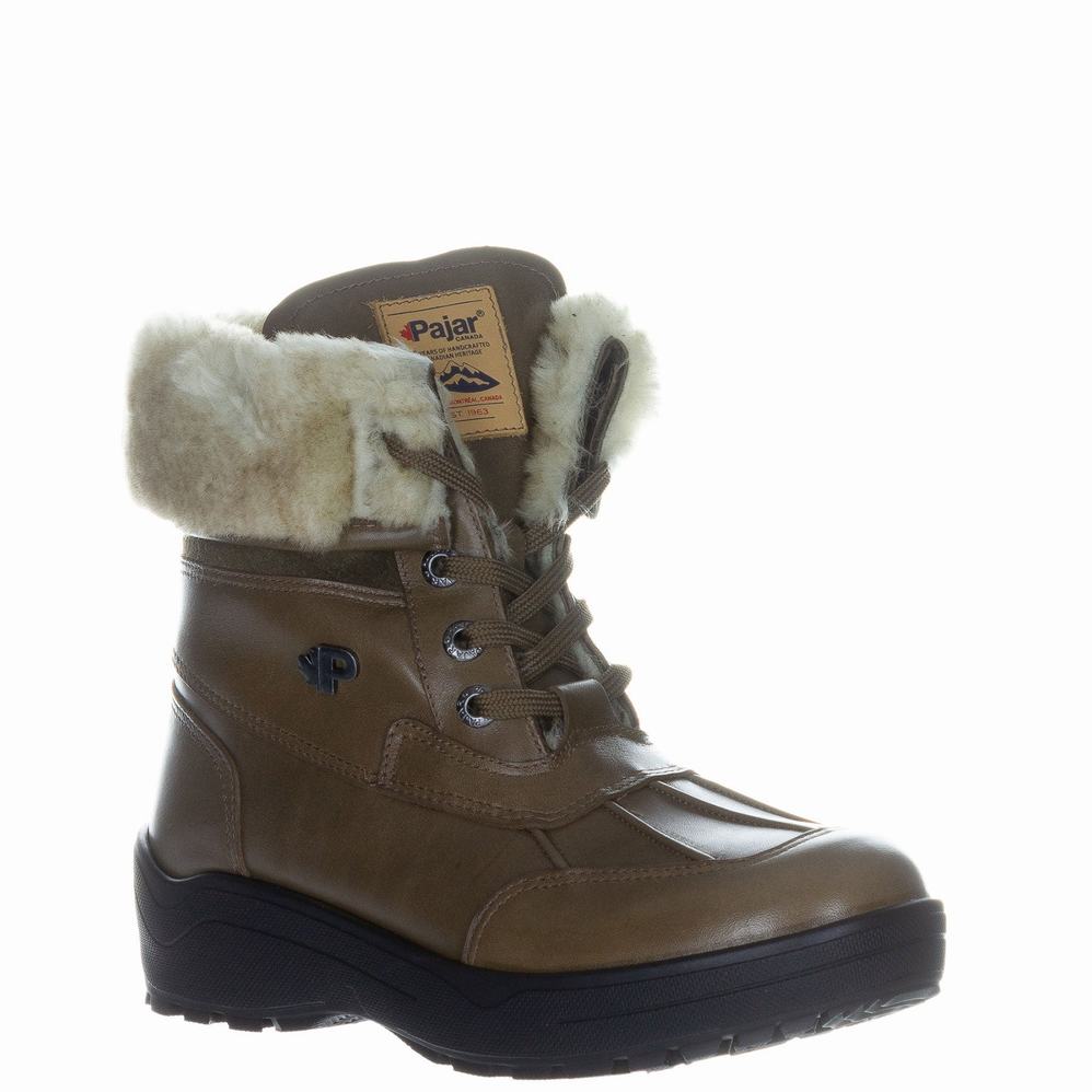 Pajar Christine Ice Gripper Winterschoenen Dames Chocola | URC420KY