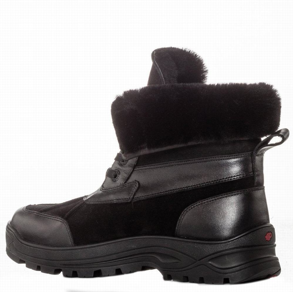 Pajar Clermont G Ice Gripper Winterschoenen Heren Zwart | EUL9912CD