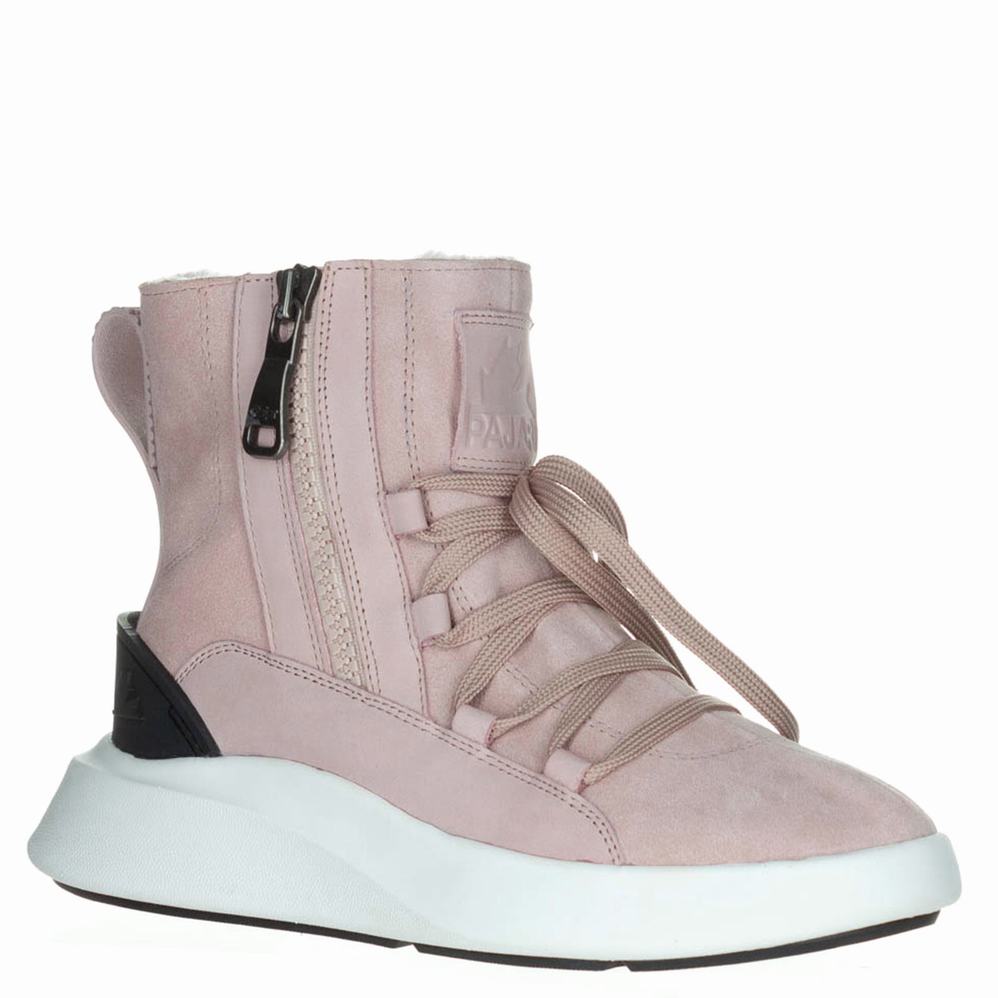 Pajar Exo Light F Shearling Ice Gripper Winterschoenen Dames Roze | OUW636YZ