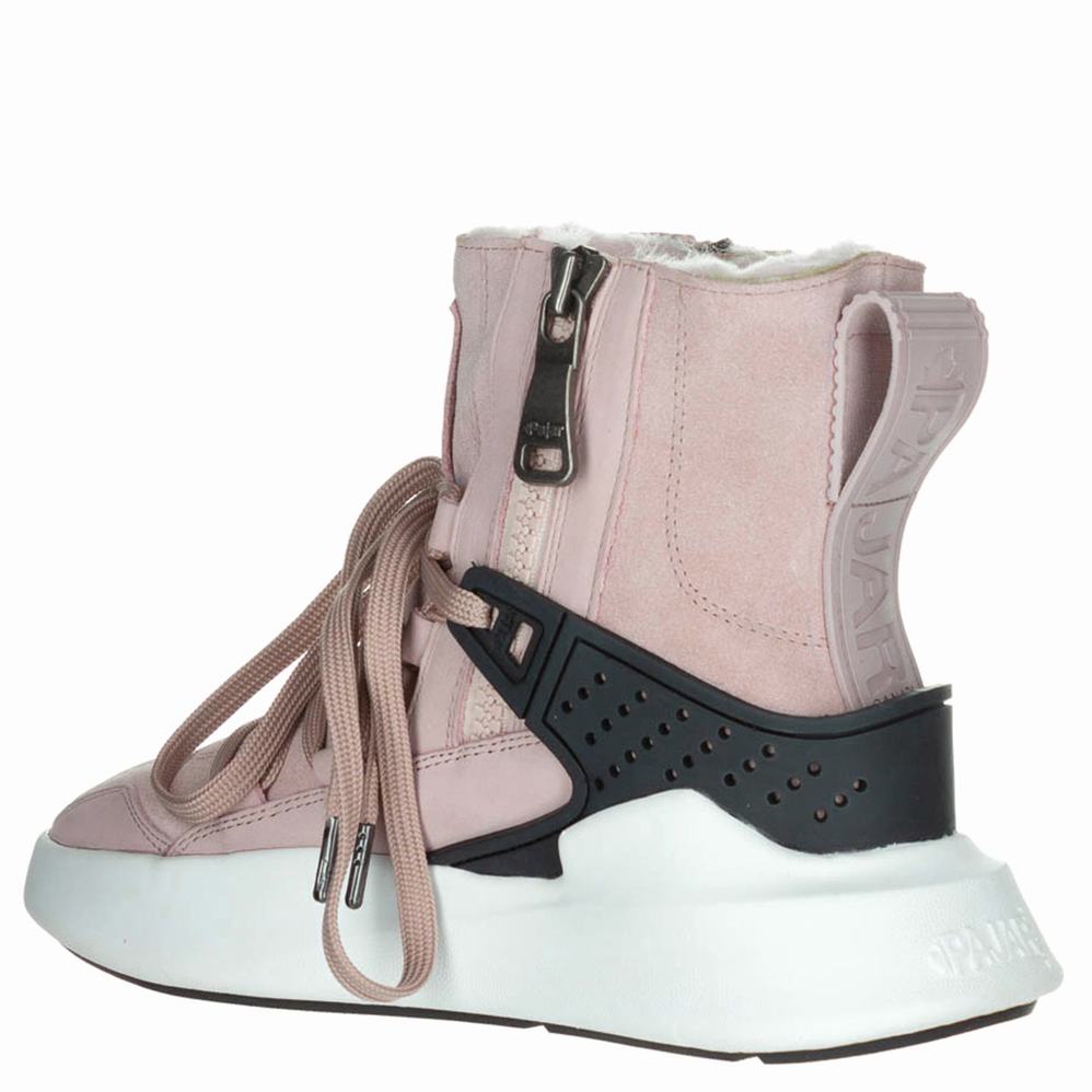 Pajar Exo Light F Shearling Ice Gripper Winterschoenen Dames Roze | OUW636YZ