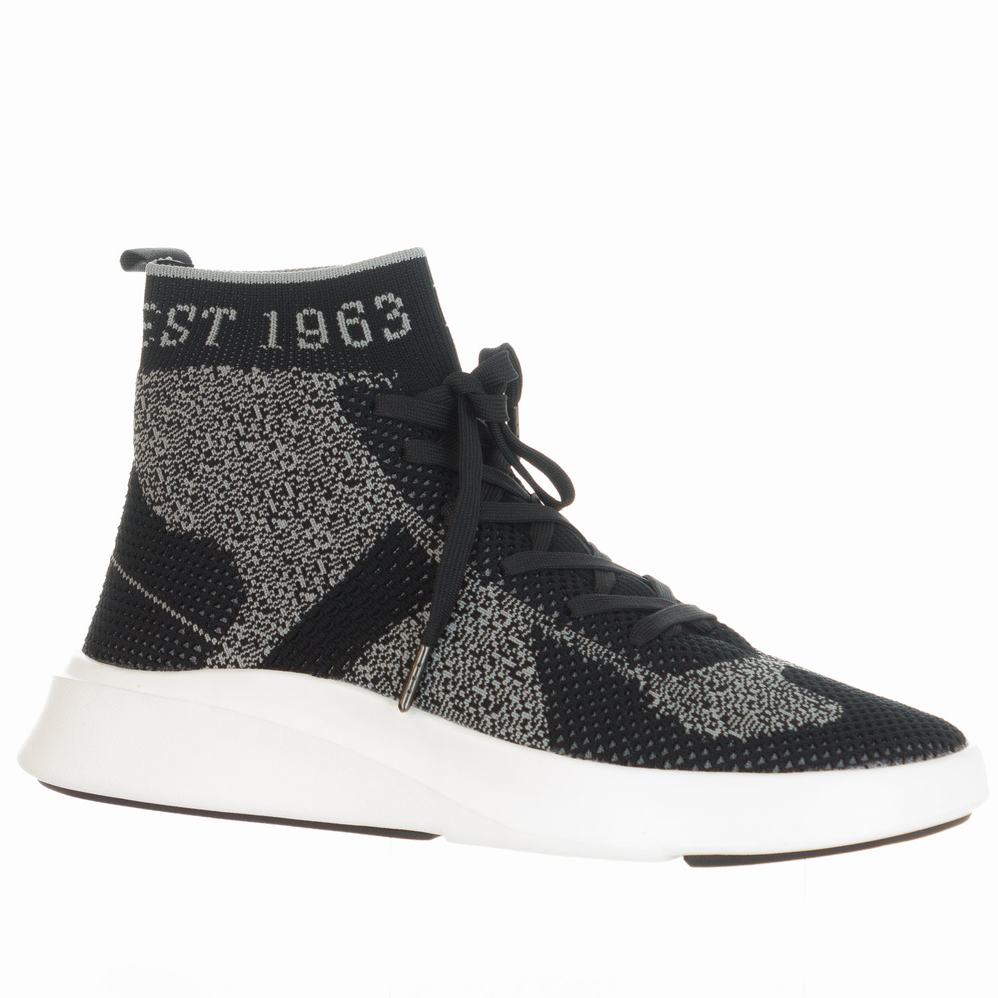 Pajar Exo Lite Knit Hi Sneakers Heren Zwart | AOL3813LH