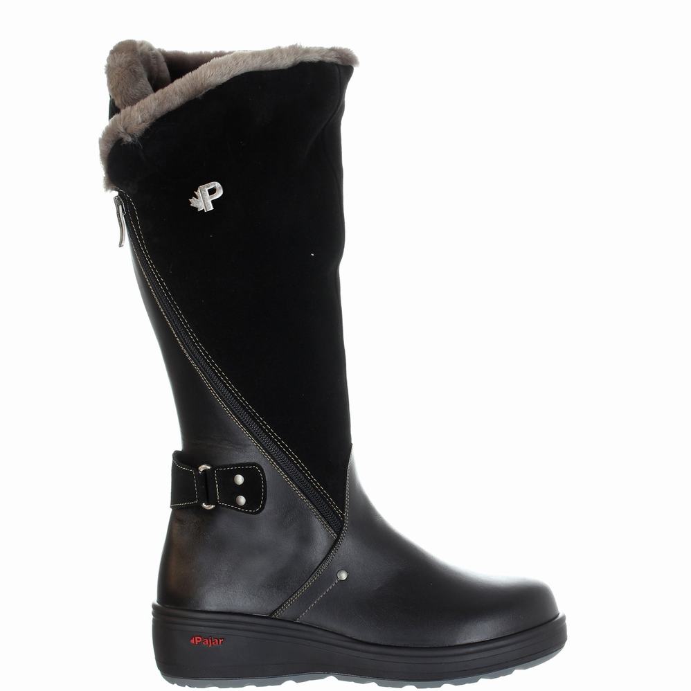 Pajar London Ice Gripper Snowboots Dames Zwart | FCB1850LM