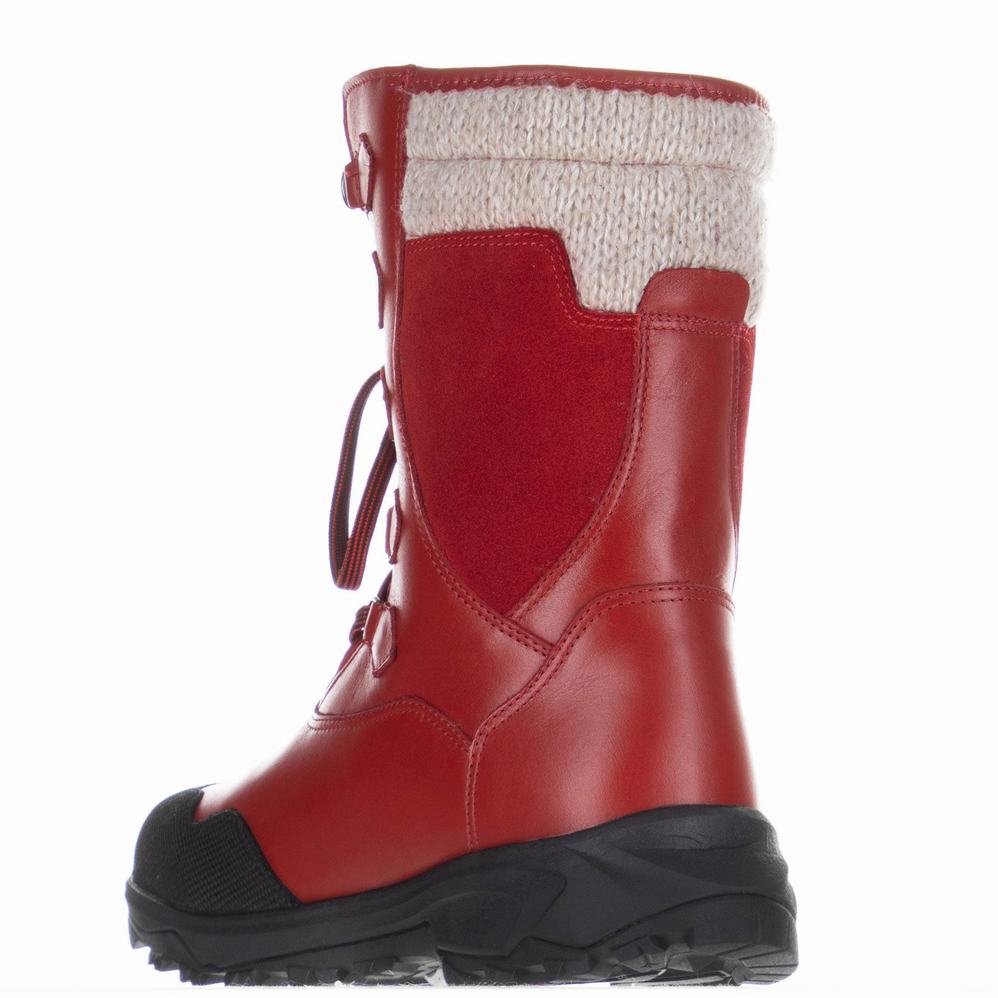 Pajar Marianne Ice Gripper Snowboots Dames Rood | OFD3266JO