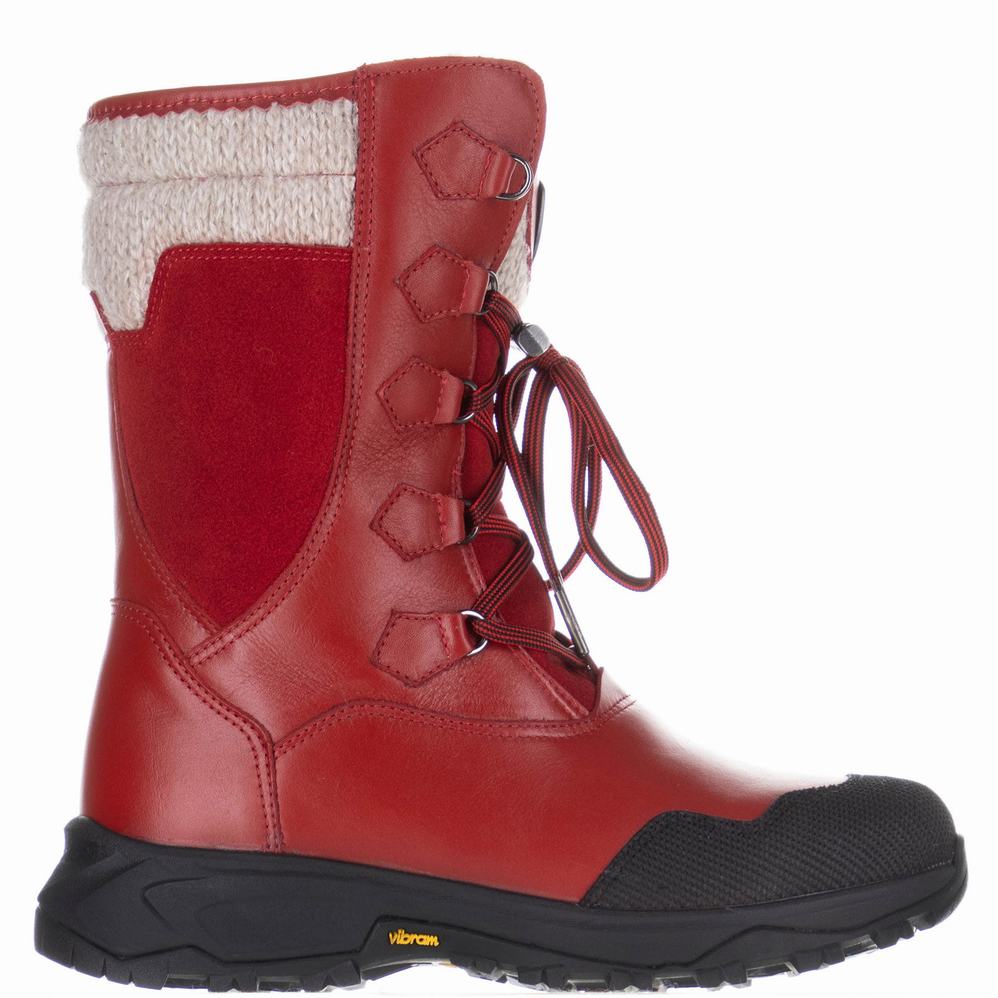 Pajar Marianne Ice Gripper Snowboots Dames Rood | OFD3266JO