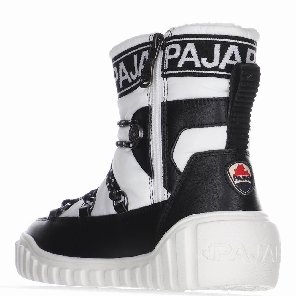 Pajar Mavora 2.0 Ice Gripper Winterschoenen Dames Zwart Wit | DAR214MI