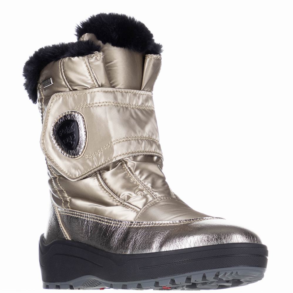 Pajar Moscou 3.0 Ice Gripper Snowboots Dames Goud Beige | GIL6434XS