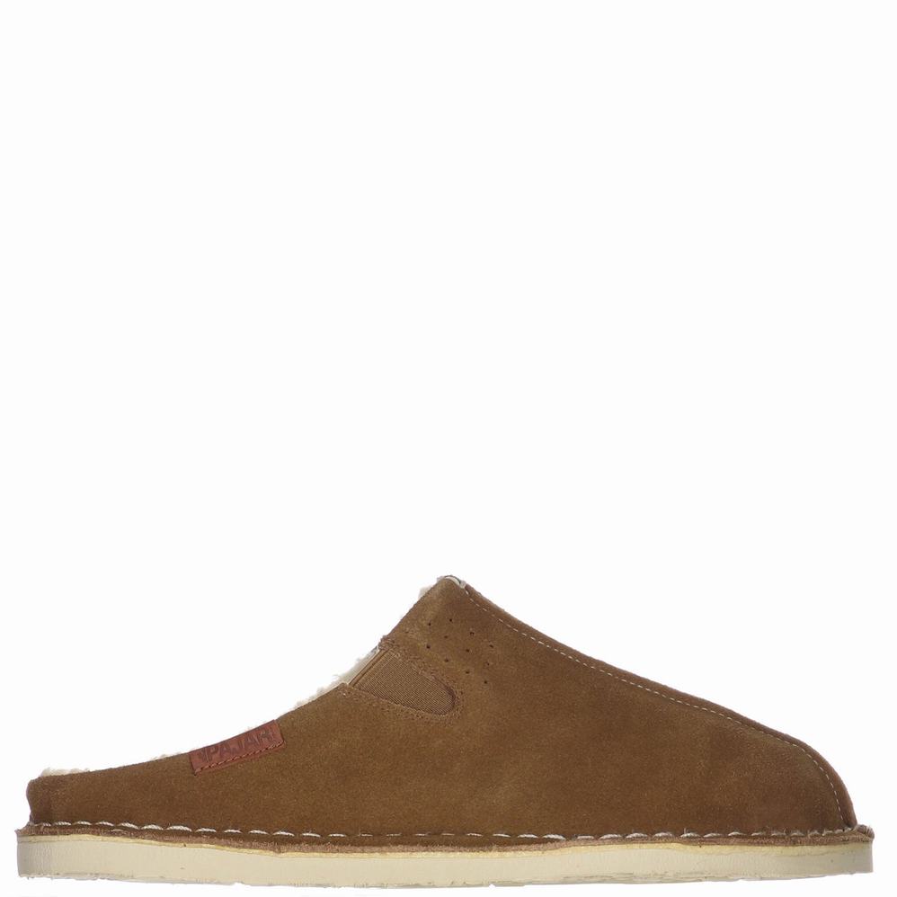 Pajar Muller Slippers Heren Khaki | EZF552JF