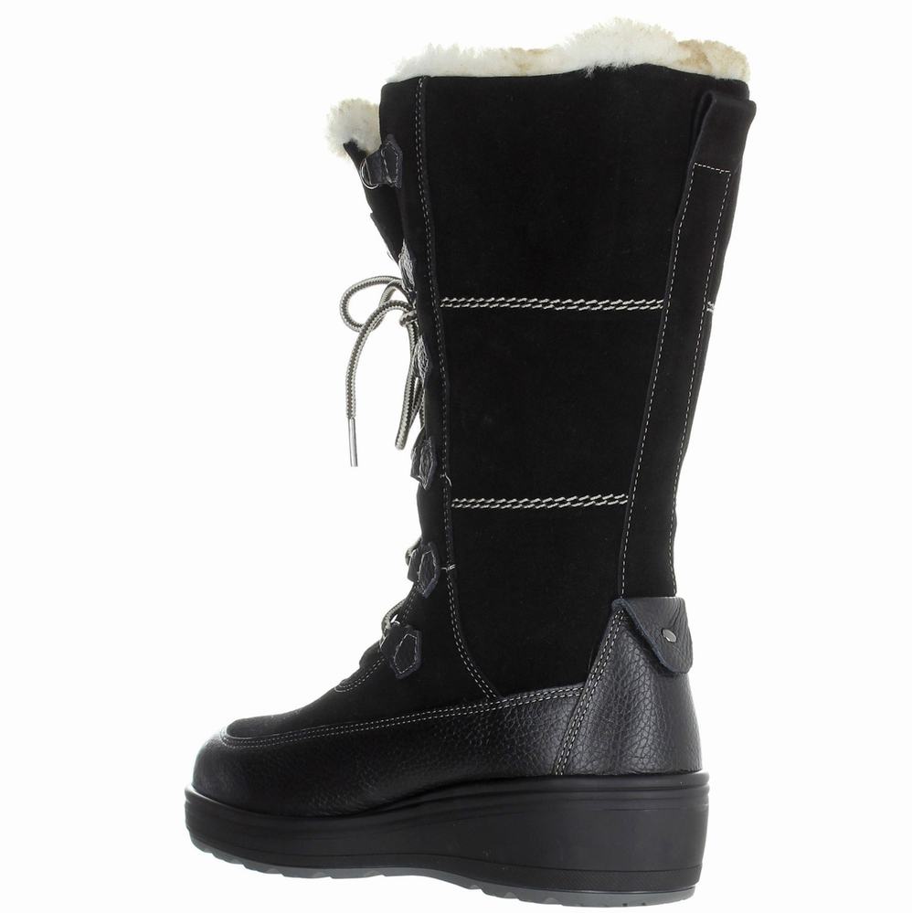 Pajar Nicole Ice Gripper Snowboots Dames Zwart | GQT2356EY