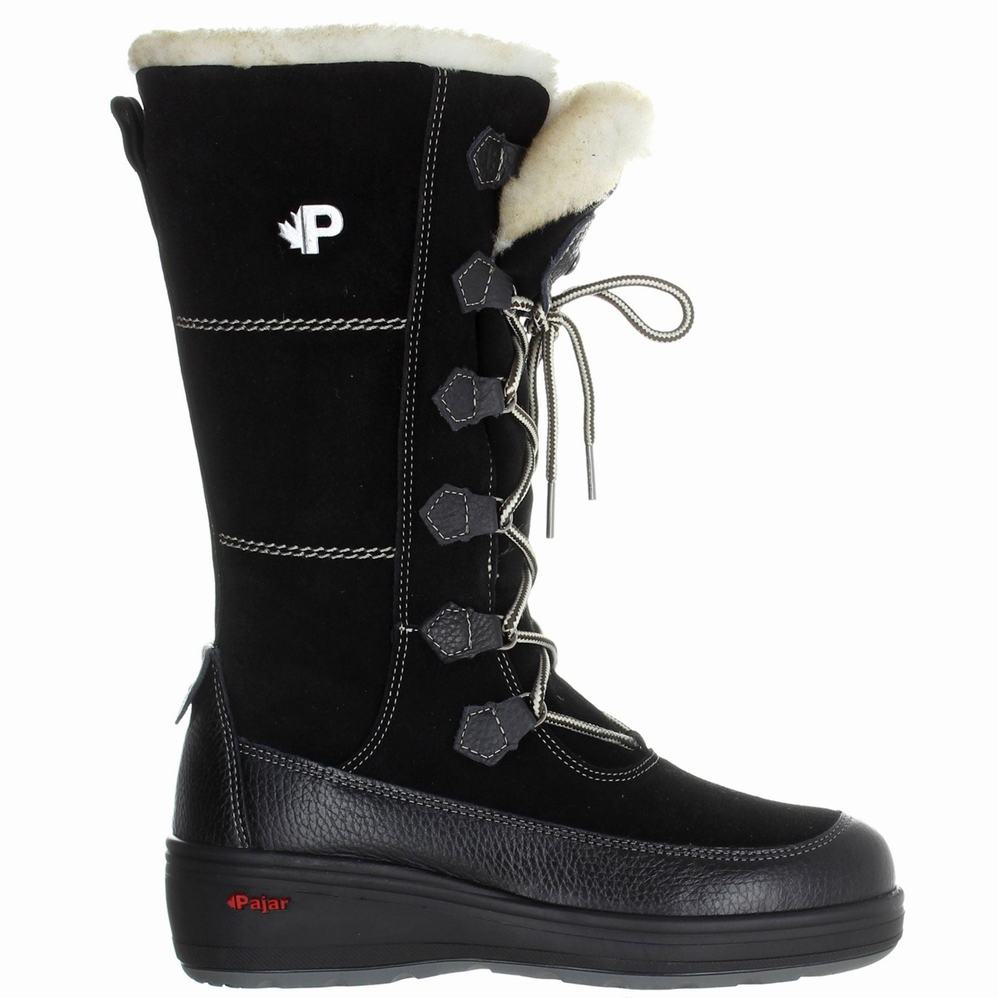 Pajar Nicole Ice Gripper Snowboots Dames Zwart | GQT2356EY