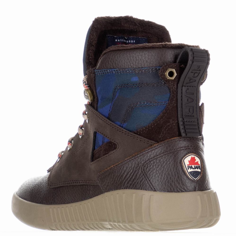 Pajar Peacemaker Ice Gripper Winterschoenen Heren Donkerbruin | LQR544XB