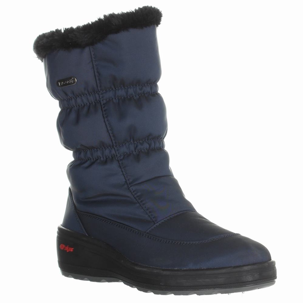 Pajar Snowcap-2 Ice Gripper Snowboots Dames Donkerblauw | QJL7570DK