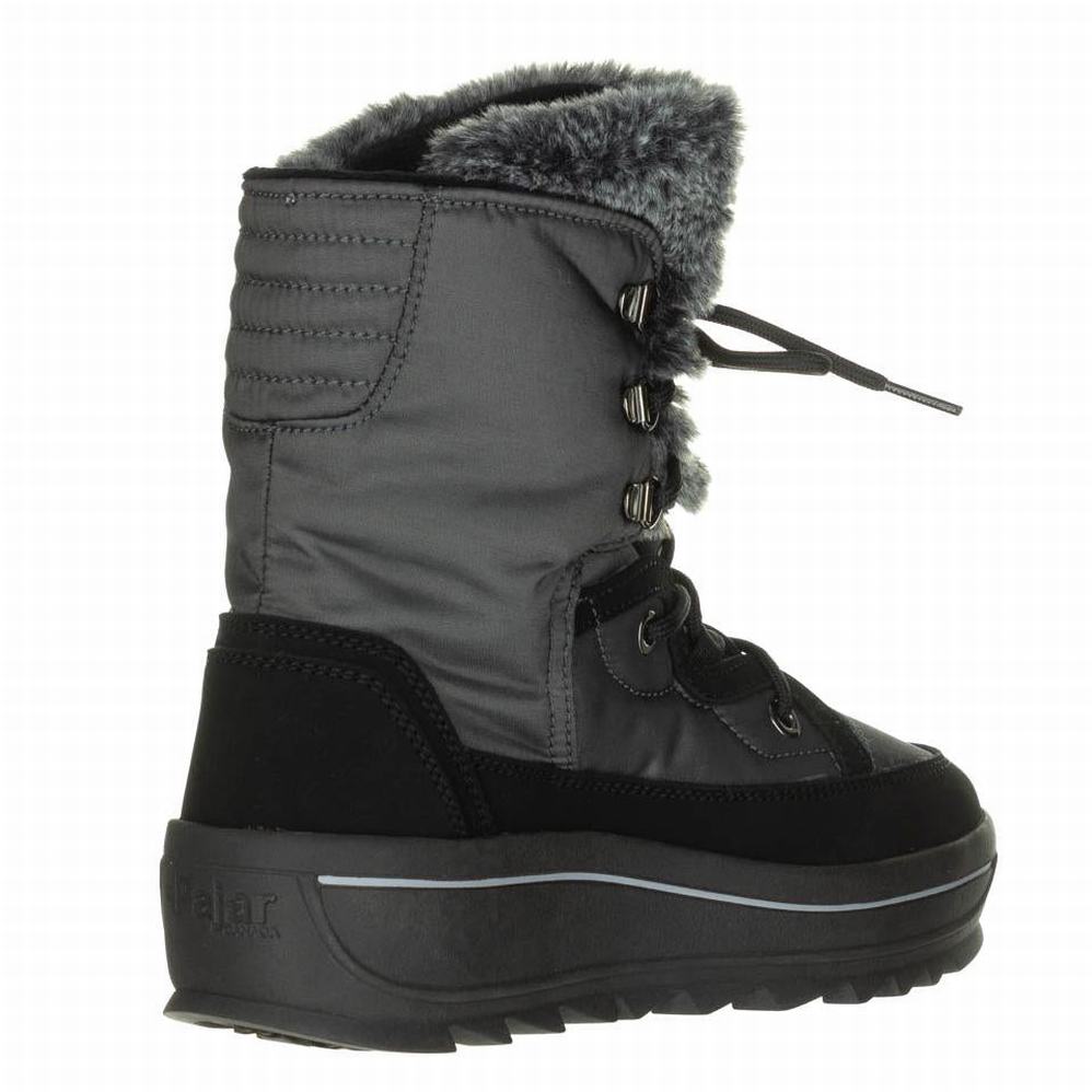 Pajar Tacey Low 2.0 Ice Gripper Snowboots Dames Donkergrijs | IUY1123TK