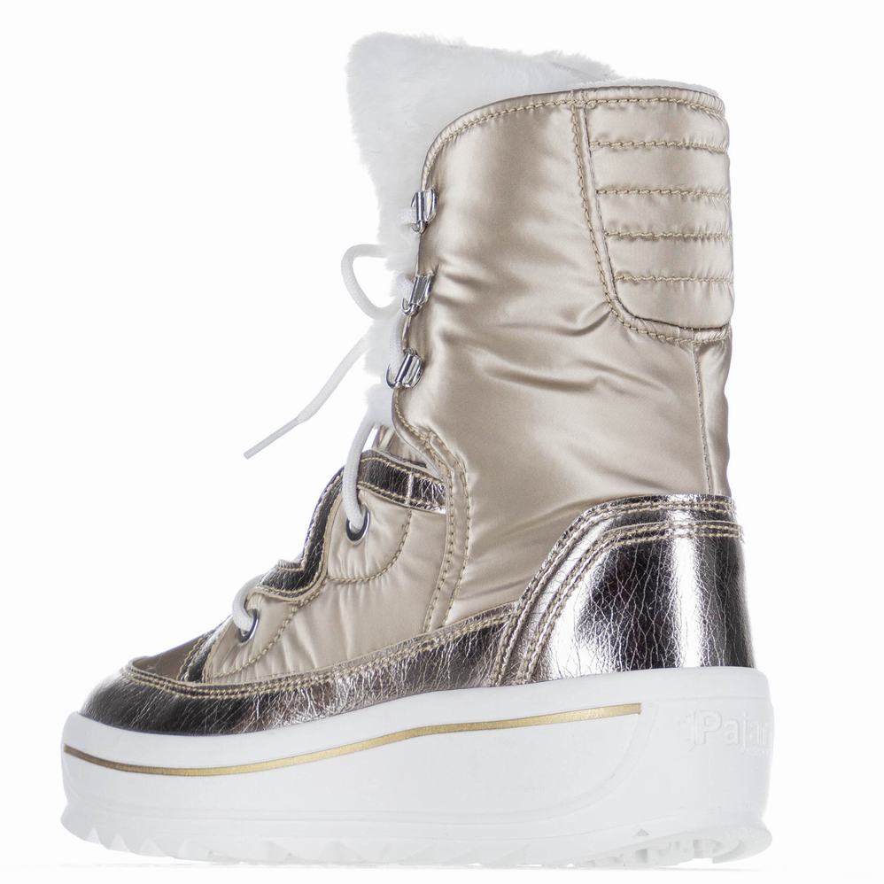 Pajar Tacey Low 2.0 Ice Gripper Snowboots Dames Goud | YXK4257AH