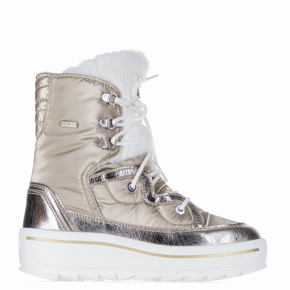 Pajar Tacey Low 2.0 Ice Gripper Snowboots Dames Goud | YXK4257AH