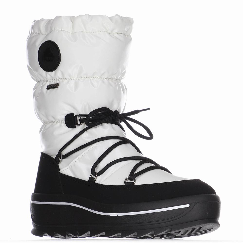 Pajar Taya High Ice Gripper Snowboots Dames Wit | JUE8441JN