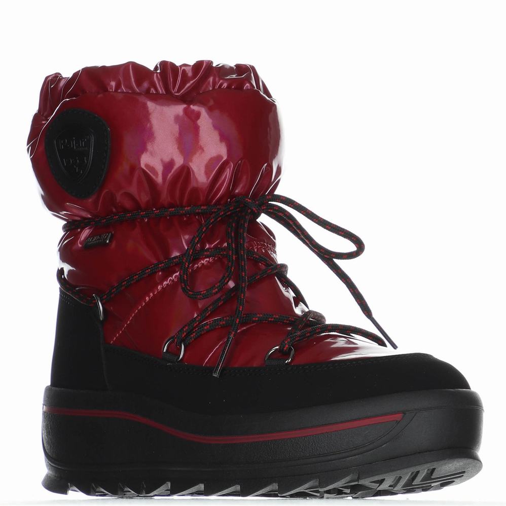 Pajar Taya Nylon Ice Gripper Snowboots Dames Rood | IZT7379LW