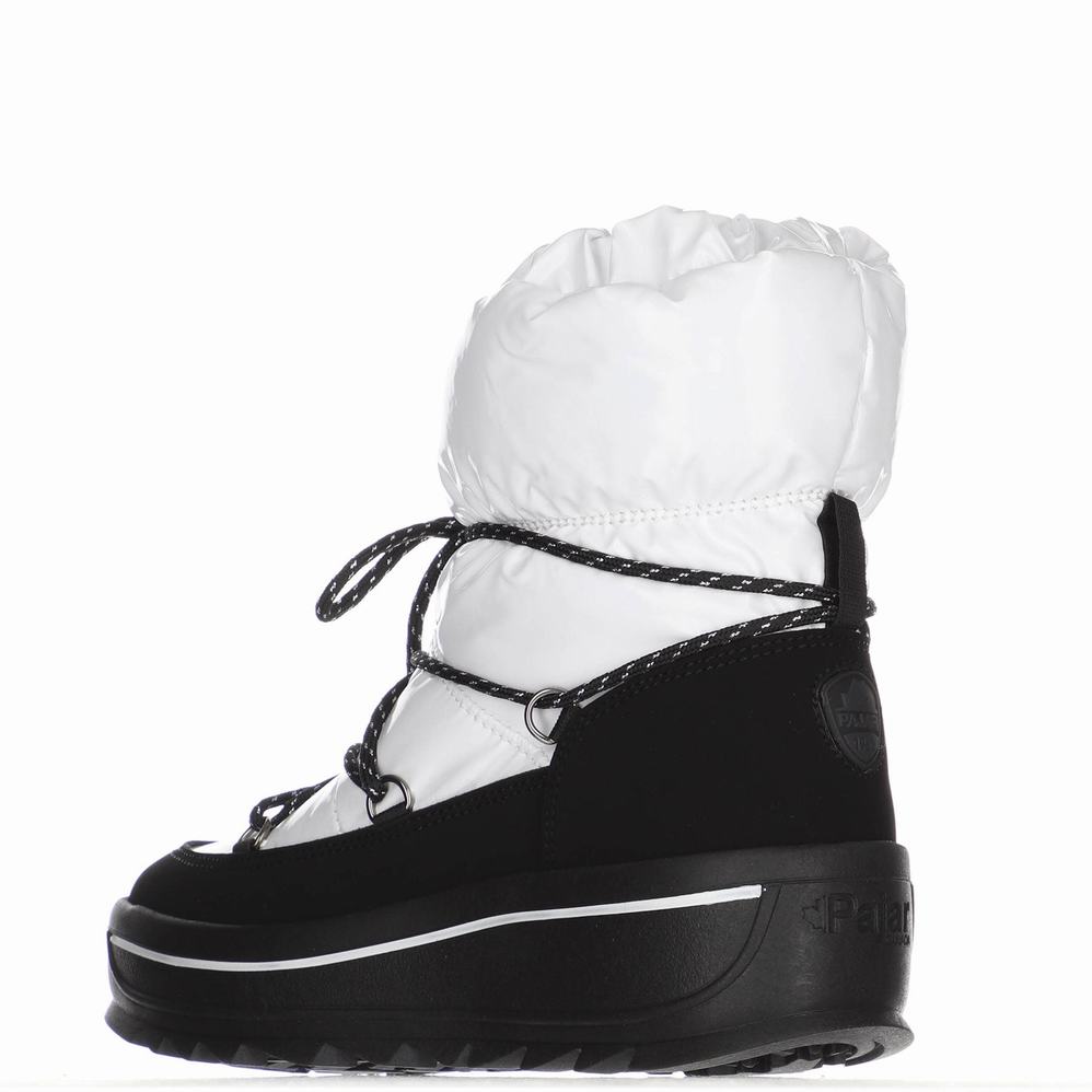 Pajar Taya Nylon Ice Gripper Snowboots Dames Wit | SQJ5841KW