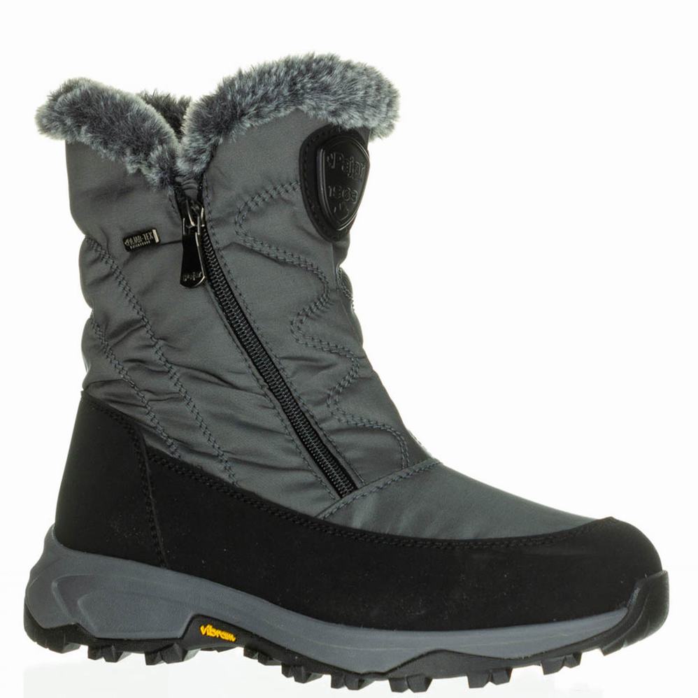 Pajar Tiare Ice Gripper Snowboots Dames Donkergrijs | KML8959PF