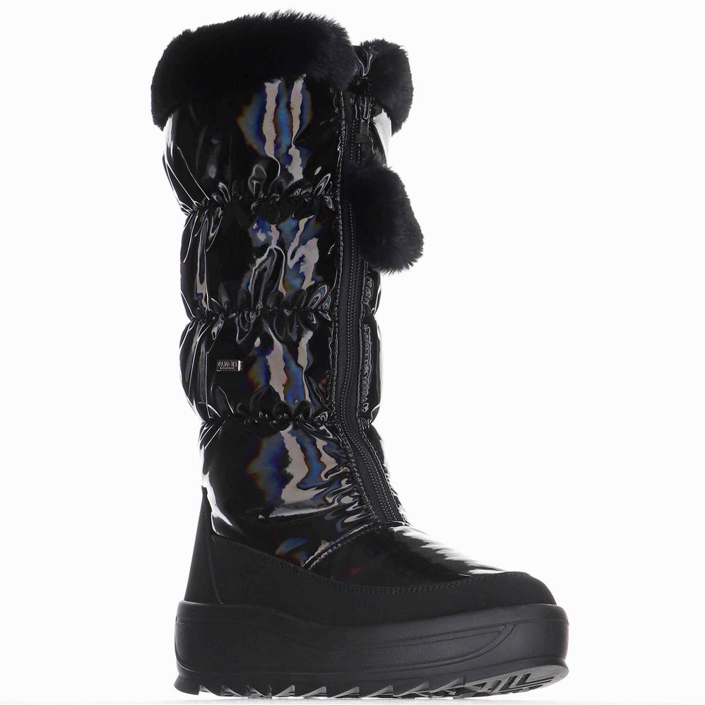 Pajar Toboggan 2.0/Hologram Ice Gripper Snowboots Dames Zwart | QTF8313VN