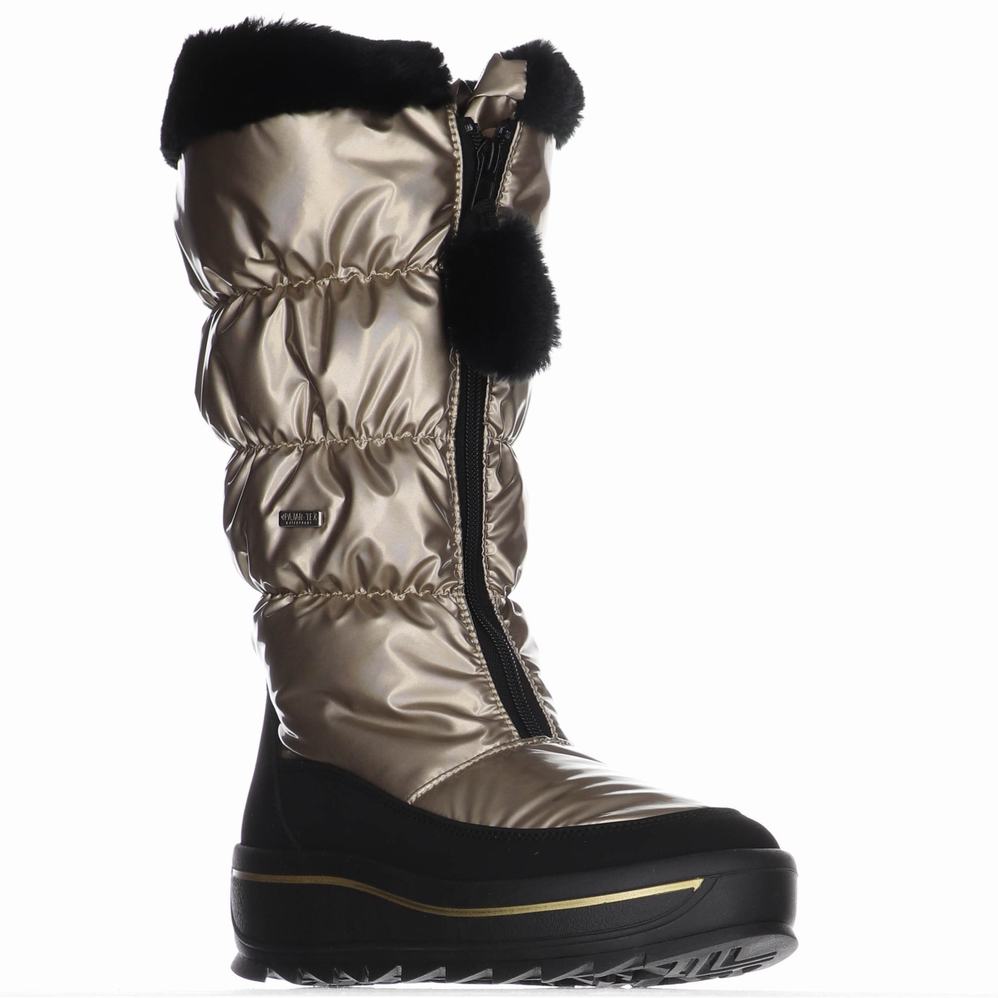 Pajar Toboggan 2.0/Hologram Ice Gripper Snowboots Dames Goud | YNU1291HA