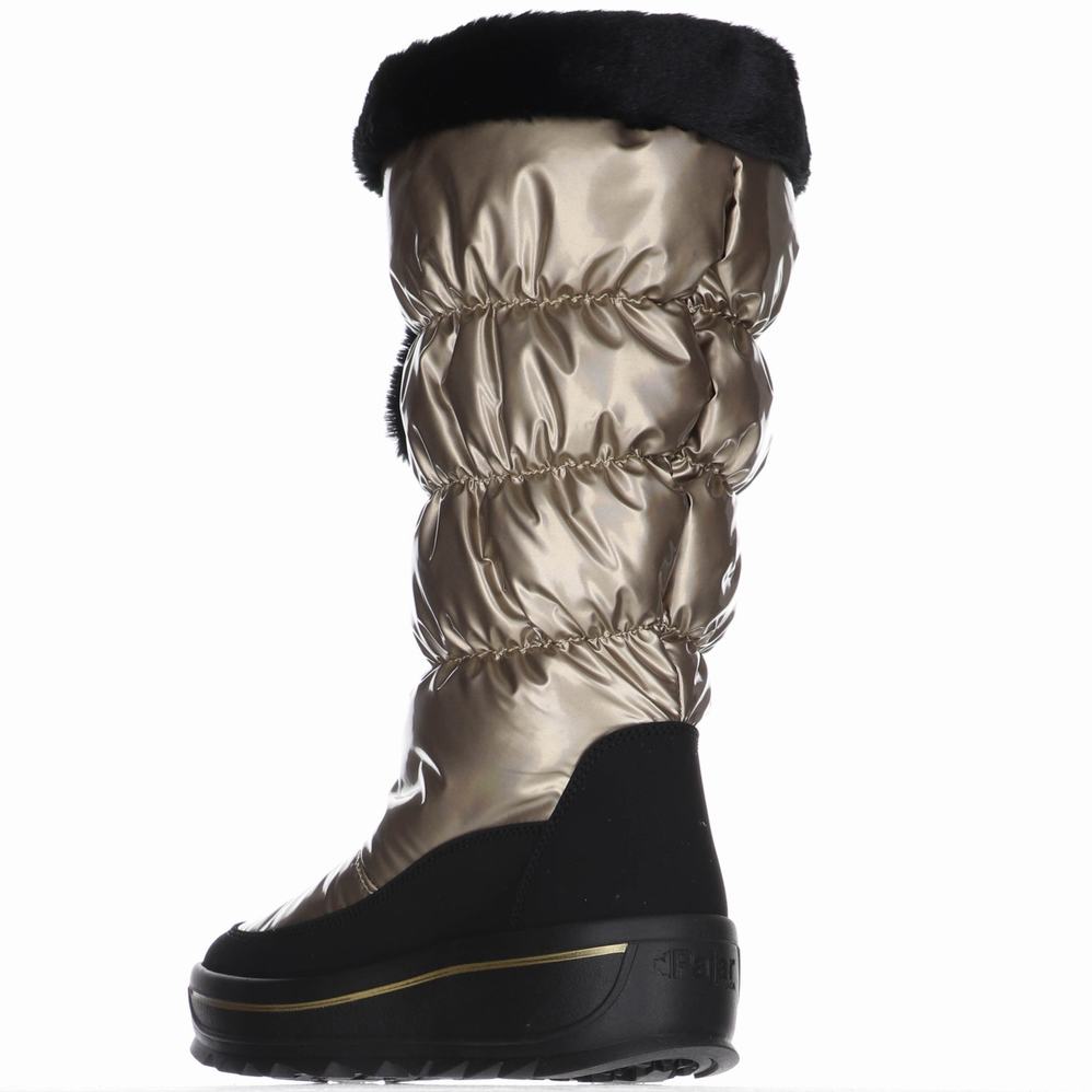 Pajar Toboggan 2.0/Hologram Ice Gripper Snowboots Dames Goud | YNU1291HA