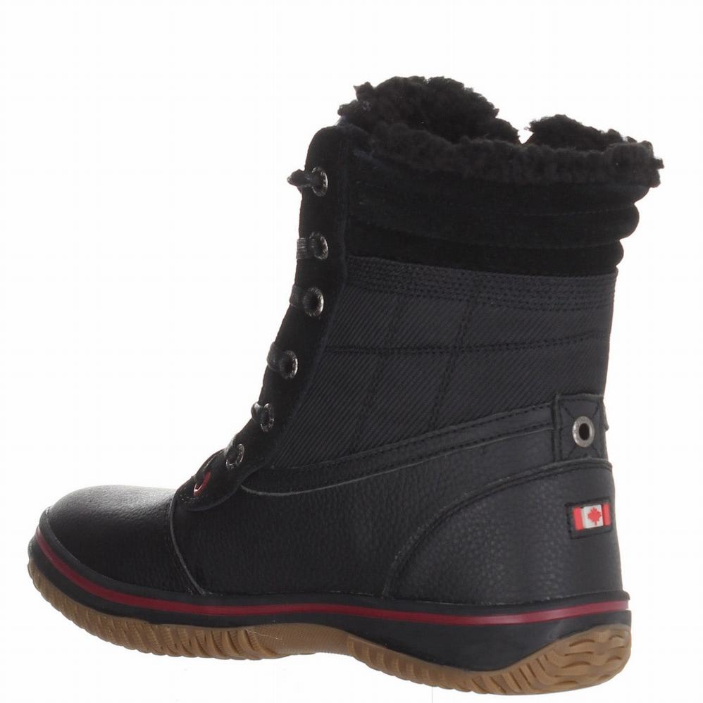 Pajar Trooper Ice Gripper Winterschoenen Heren Zwart | KON416VT