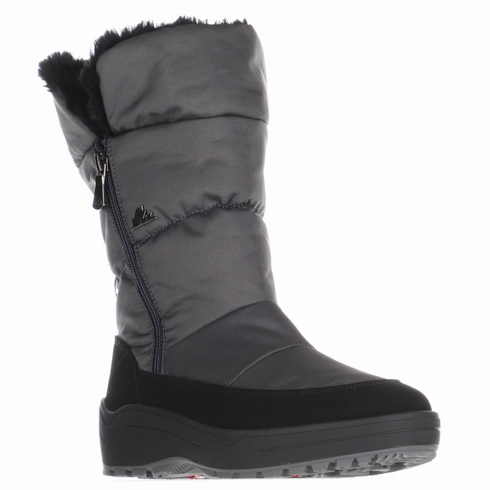 Pajar Valentina Ice Gripper Snowboots Dames Grijs | IOS6828ZT