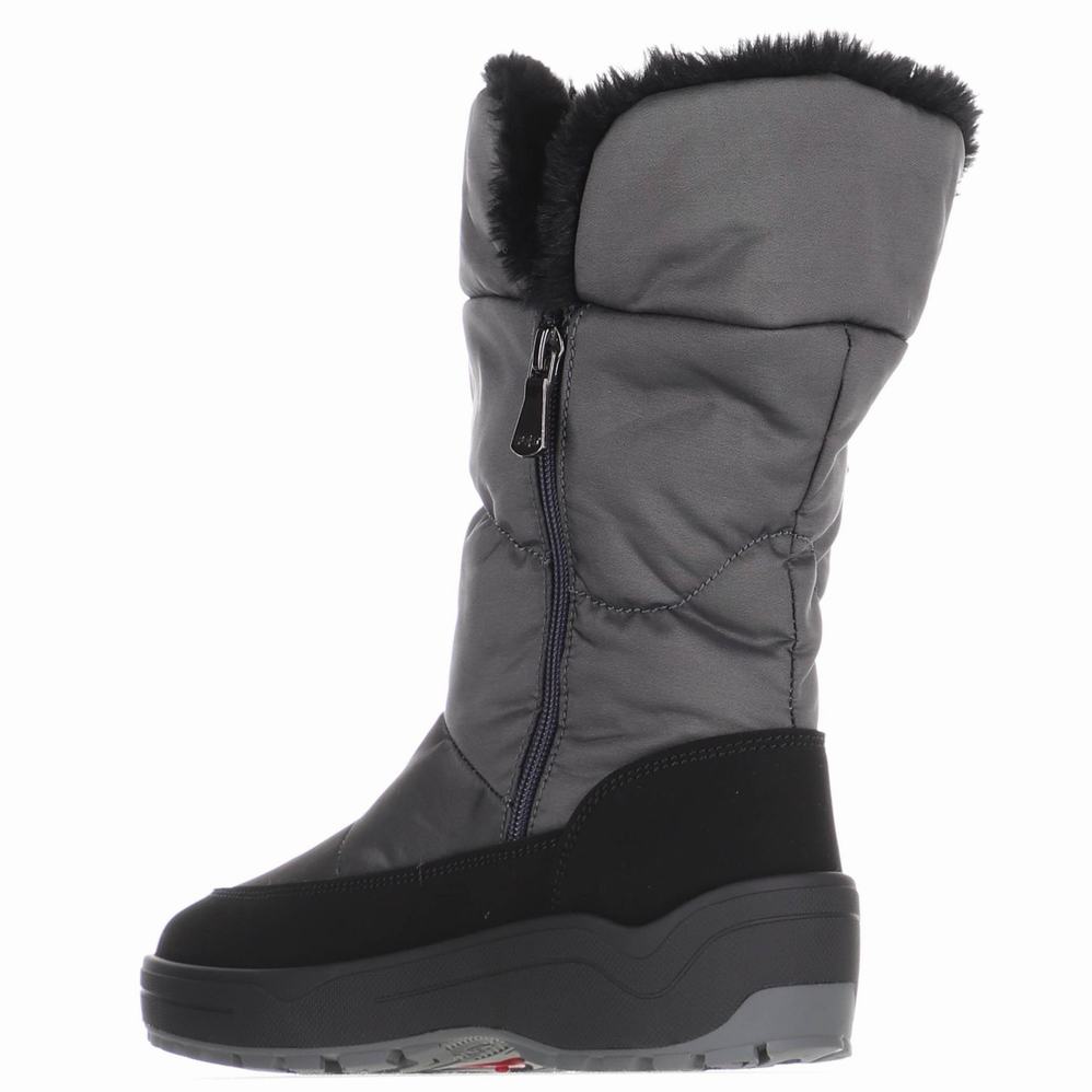 Pajar Valentina Ice Gripper Snowboots Dames Grijs | IOS6828ZT