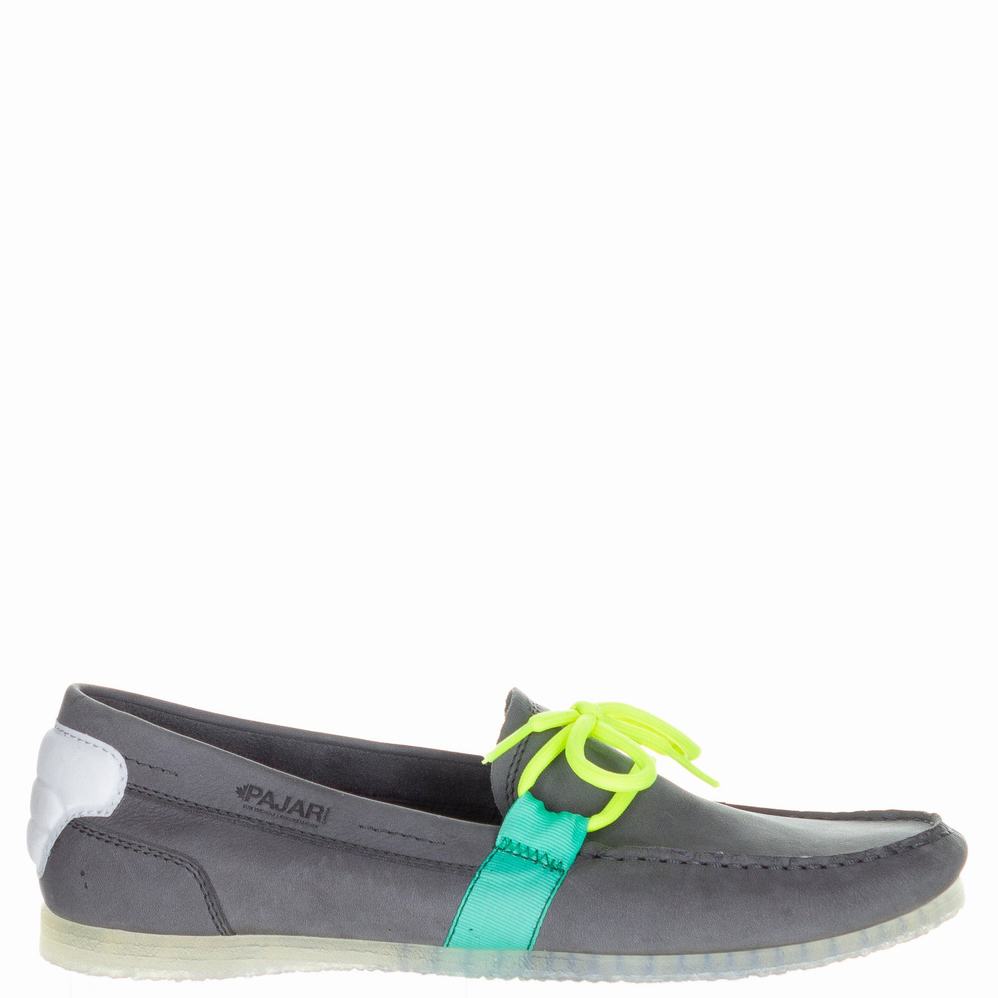 Pajar Carter Sneakers Heren Donkergrijs Turquoise | OJA6840AA