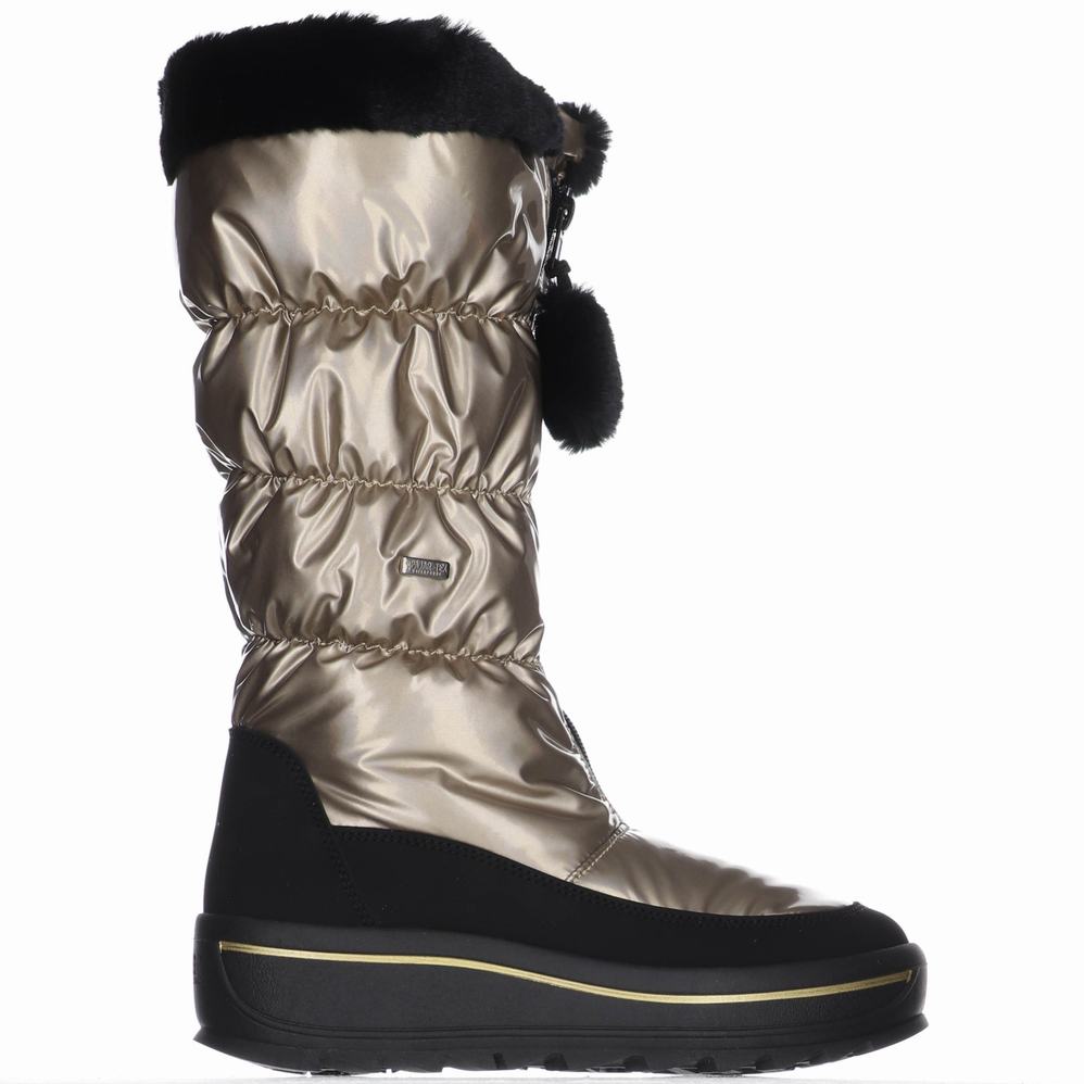 Pajar Toboggan 2.0/Hologram Ice Gripper Snowboots Dames Goud | YNU1291HA