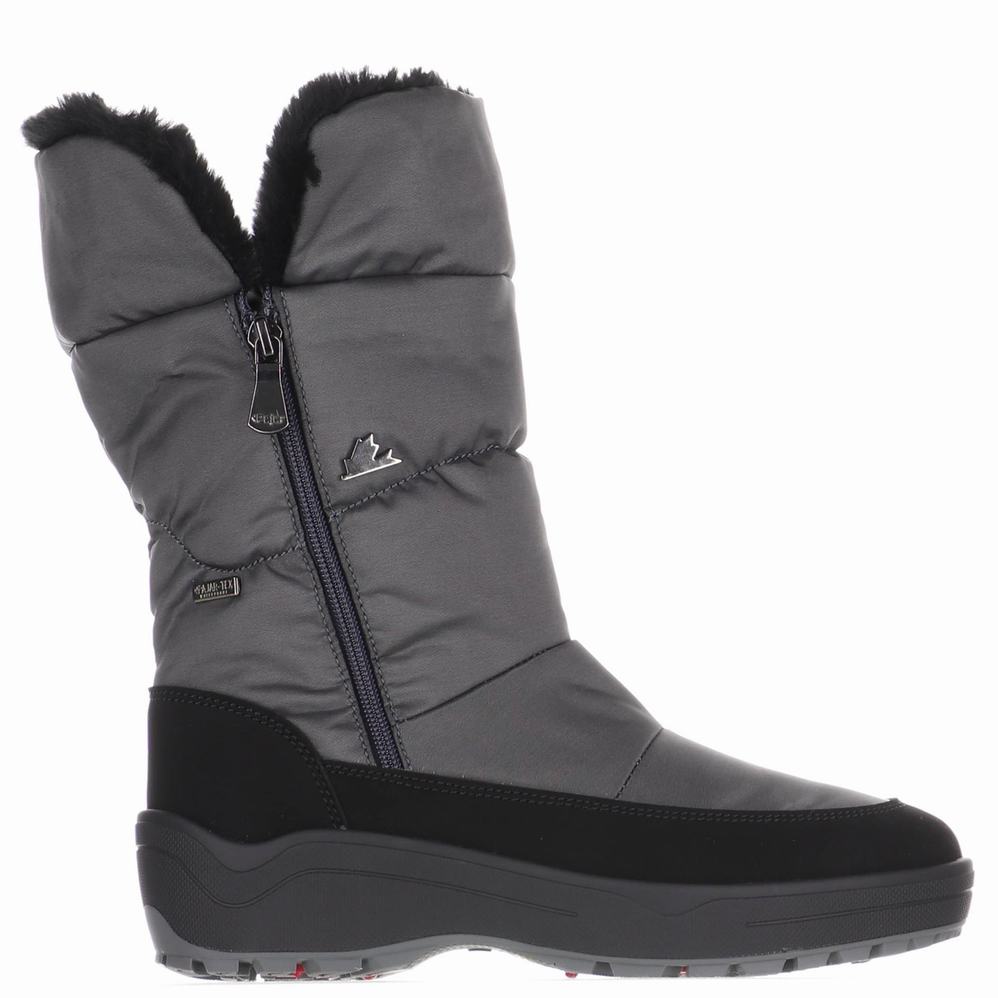 Pajar Valentina Ice Gripper Snowboots Dames Grijs | IOS6828ZT