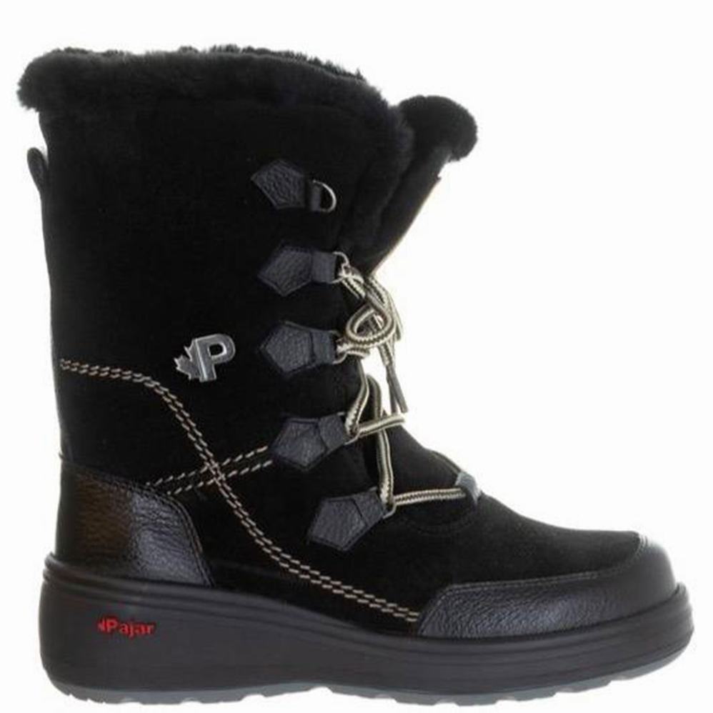 Pajar Valerie Ice Gripper Snowboots Dames Zwart | KNV5336SC